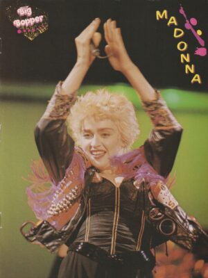 Madonna Michael J. Fox teen magazine pinup clipping clapping Big Bopper 80's Rare
