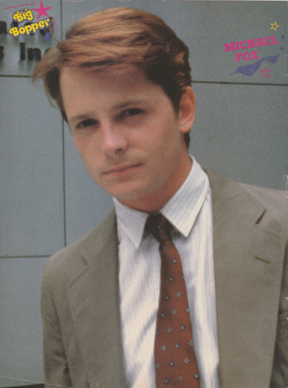 Madonna Michael J. Fox teen magazine pinup clipping clapping Big Bopper 80's Rare - Image 2