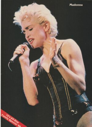 Madonna teen magazine vintage pinup tour mic 16 mag superstar Icon pix