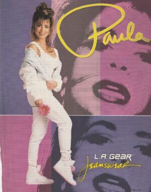 Paula Abdul teen magazine pinup clipping L.A. Gear add rare pix