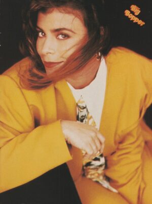 Paula Abdul teen magazine pinup clipping mustard jacket Big Bopper Pix