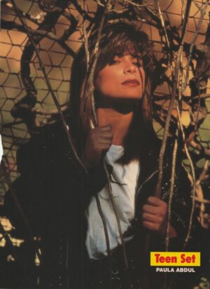 Paula Abdul Jay Ferguson teen magazine pinup clipping tree's Teen Set Pix