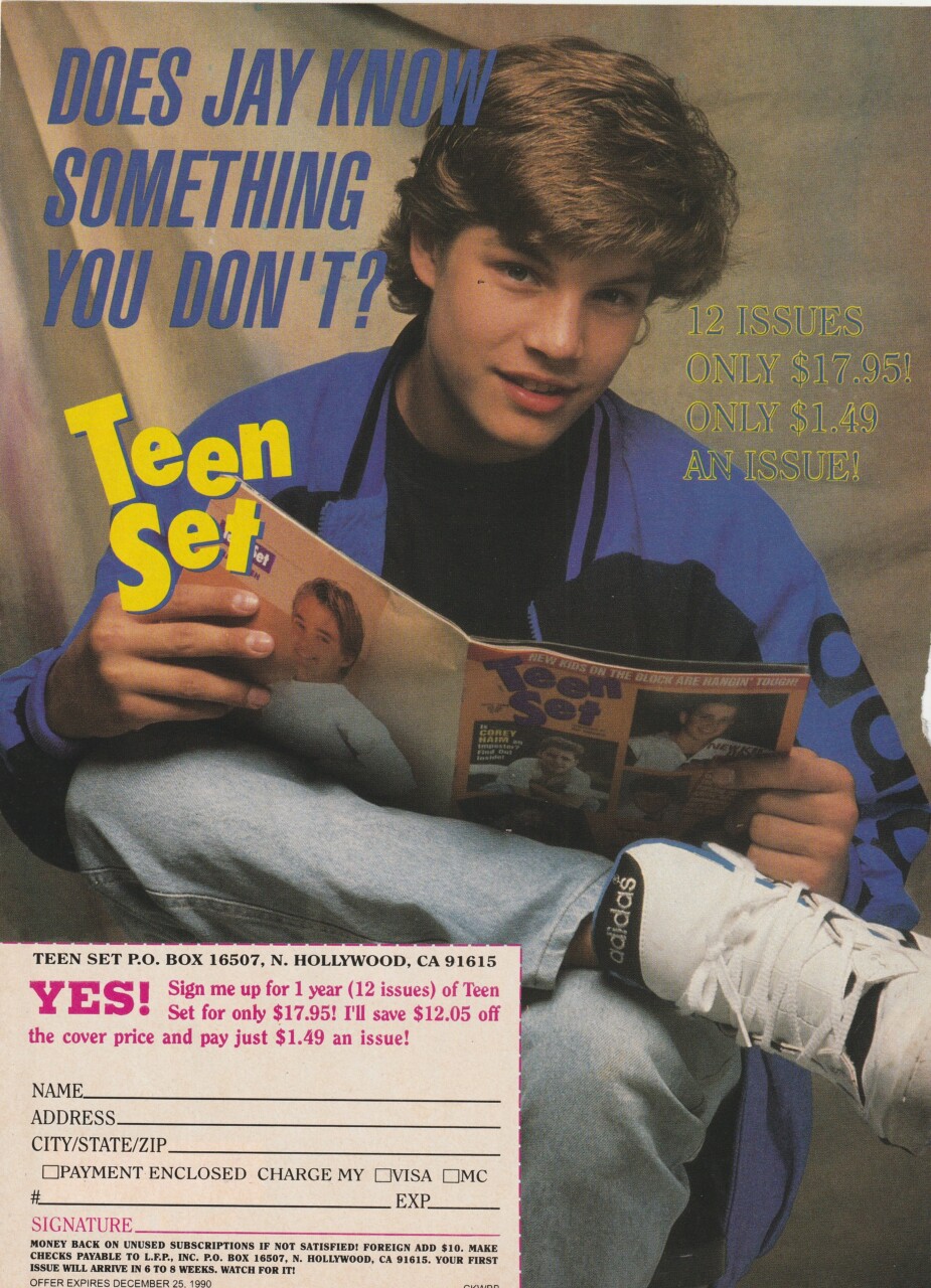 Paula Abdul Jay Ferguson teen magazine pinup clipping tree's Teen Set Pix - Image 2