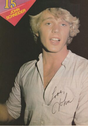John Schneider teen magazine pinup clipping Dukes of Hazzard