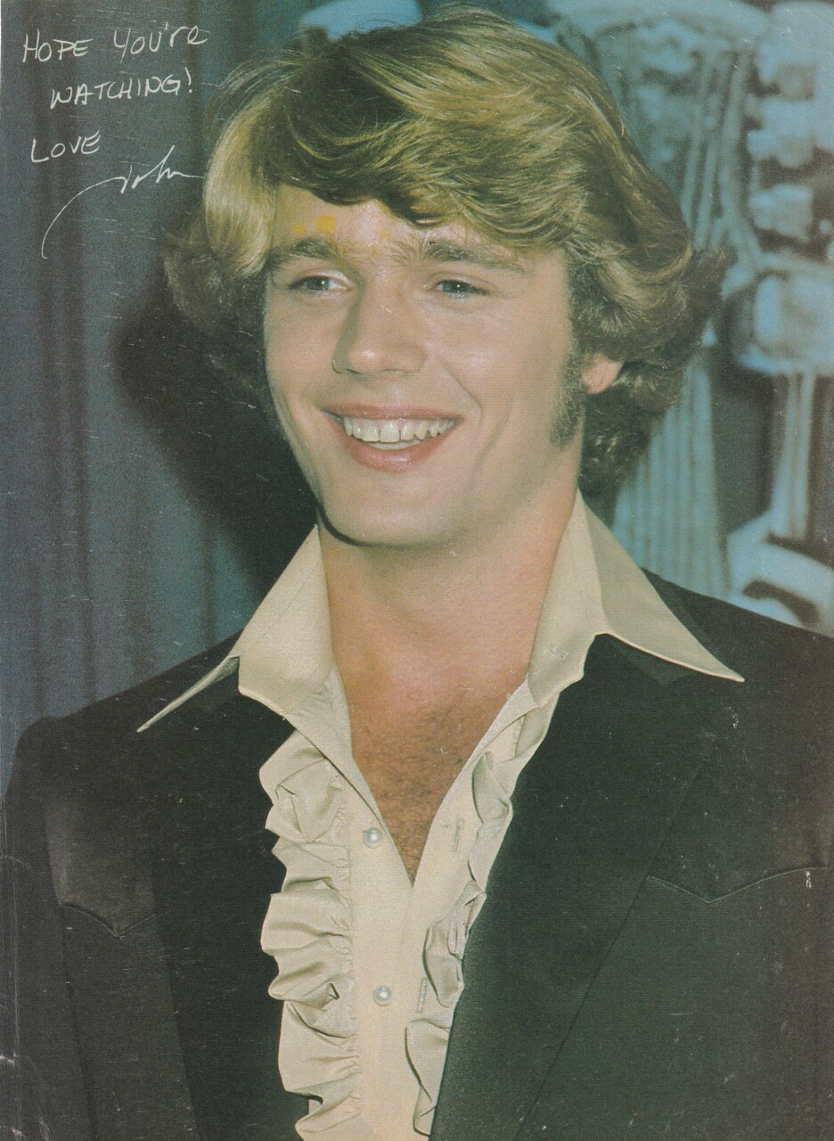 John Schneider teen magazine pinup clipping dressed nice 70's Teen Beat