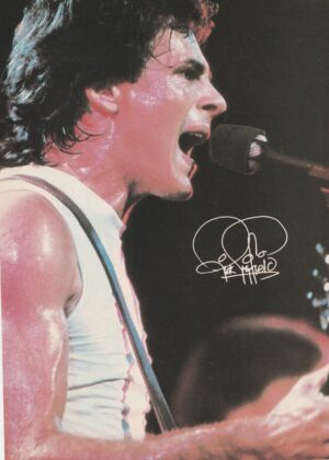 Rick Springfield teen magazine pinup clipping sweaty mic Teen Machine