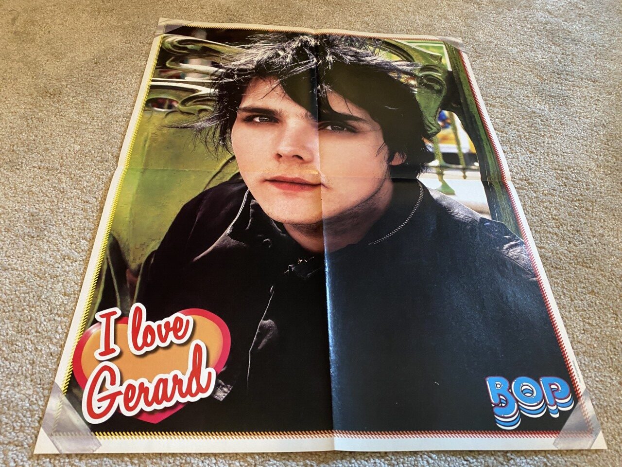 Jesse Mccartney My Chemical Romance teen magazine poster clipping Vintage Gerard