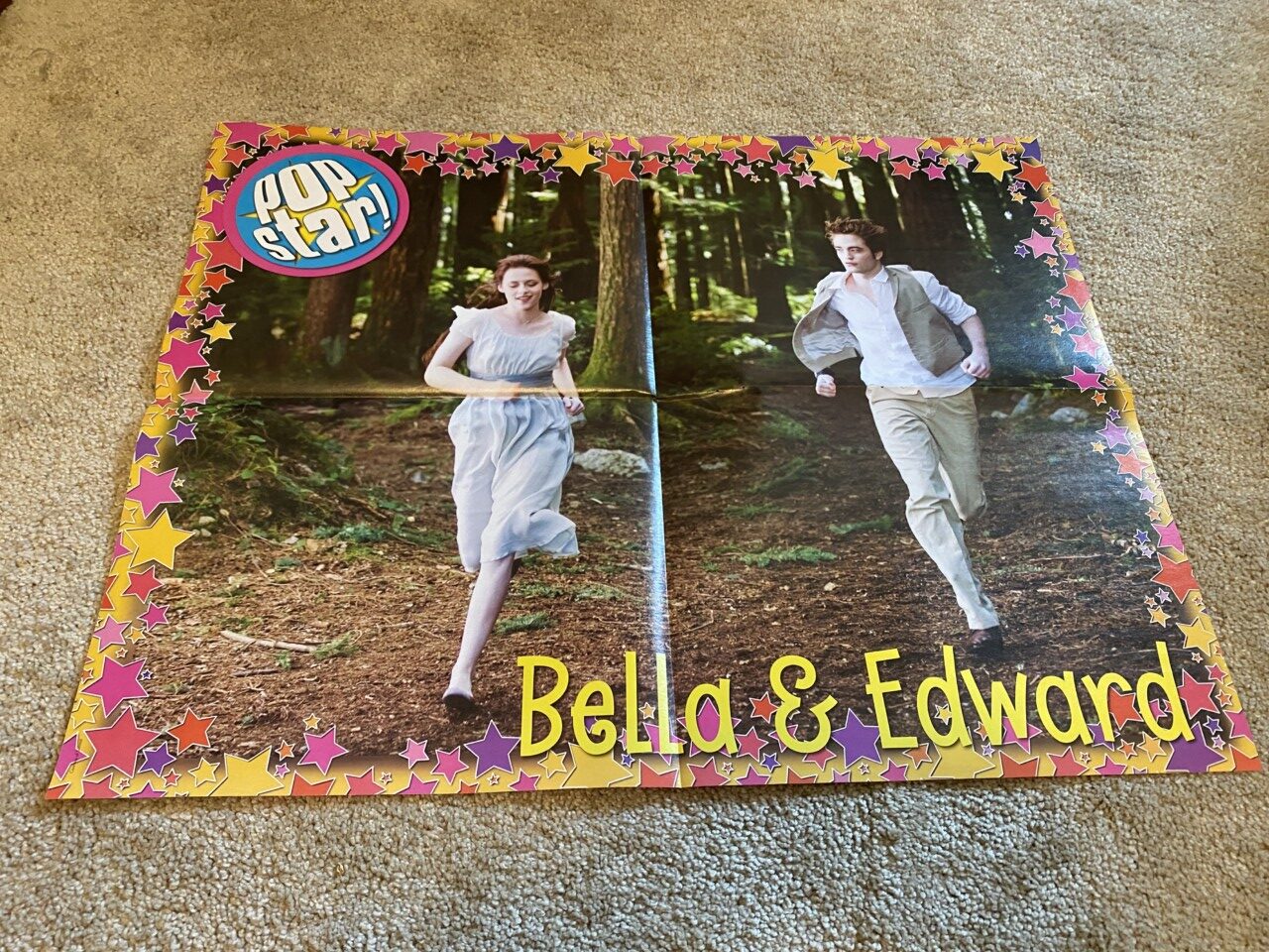 Robert Pattinson Kristen Stewart Miley Cyrus teen magazine poster clipping dress - Image 2