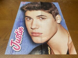 Justin Bieber Bella Thorne Zendaya teen magazine poster clipping Pink Girl mag
