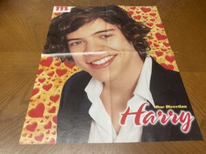 Harry Styles Justin Bieber teen magazine magazine poster clipping One Direction