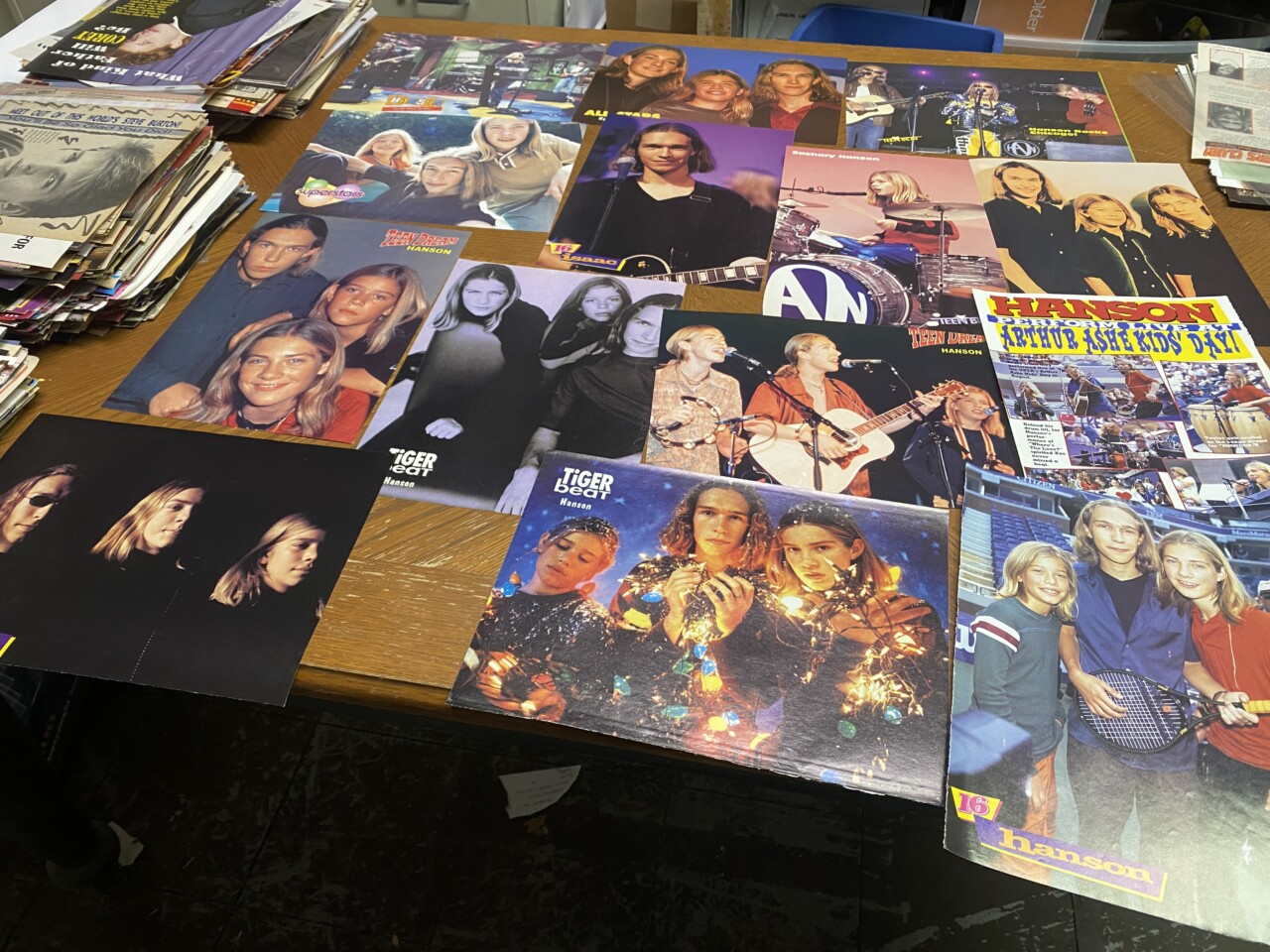 Hanson teen magazine pinup clipping lot