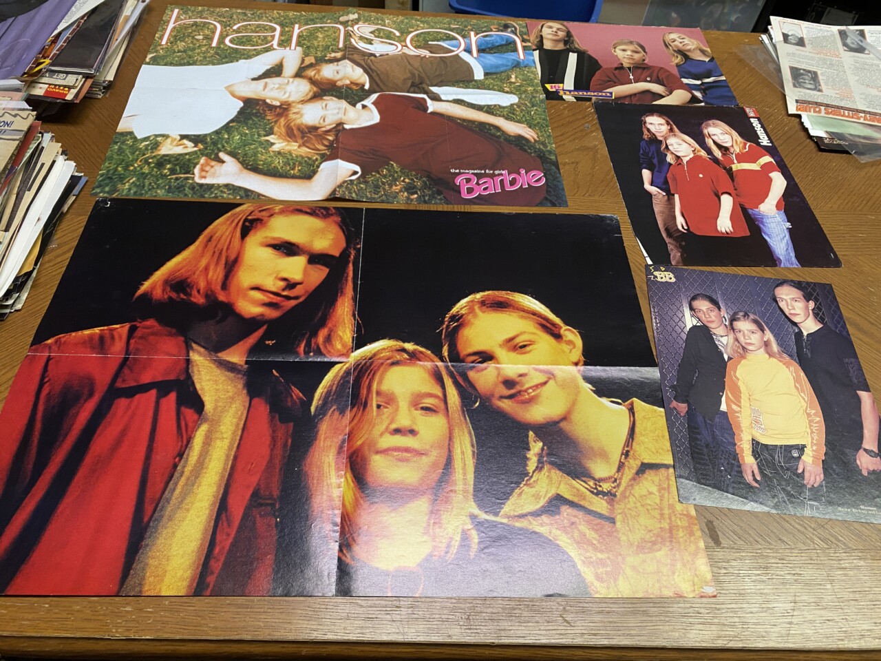 Hanson teen magazine pinup clipping lot - Image 3