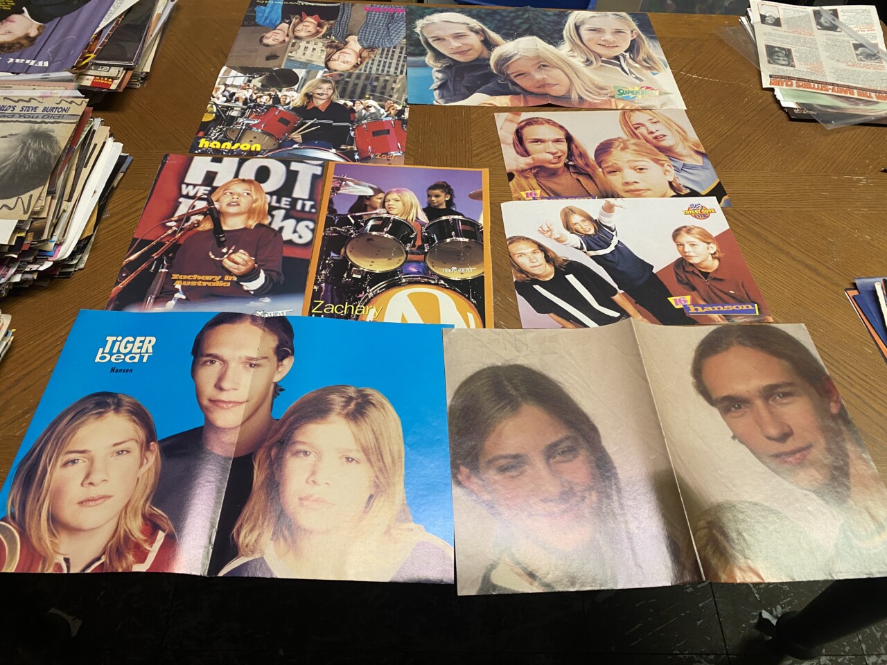 Hanson teen magazine pinup clipping lot - Image 4