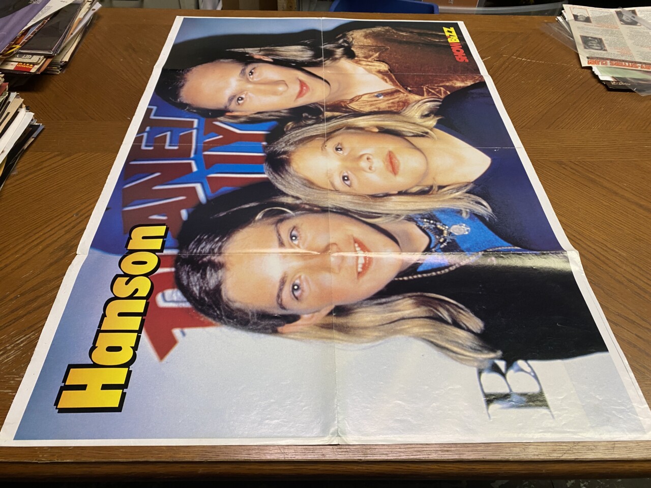 Hanson teen magazine pinup clipping lot - Image 6