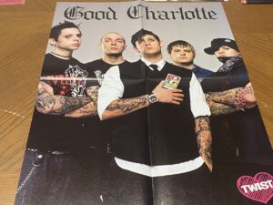Jo Jo Good Charlotte teen magazine poster clipping teen idols black shirt Twist