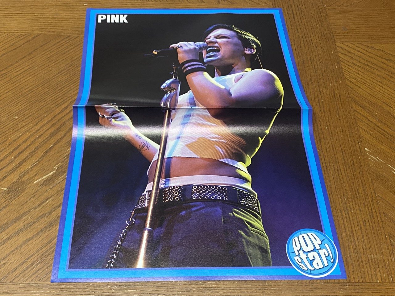 Hilary Duff Adam Lamberg Pink Lalaine teen magazine poster clipping Lizzie Mcguire - Image 2