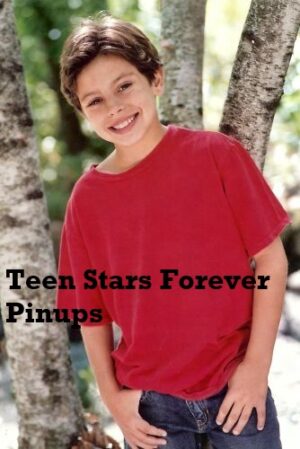 Jake T. Austin 4×6 or 8x10 vintage photo picture red shirt young boy modeling pix trees