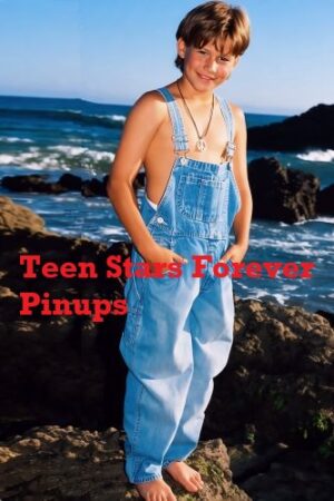 Jonathan Taylor Thomas 4×6 or 8x10 photo vintage teen idol promo overalls barefoot Pix rocks beach JTT