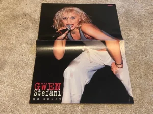 No Doubt Gwen Stefani Gillian Anderson teen poster clipping Bravo X Files 90's