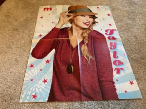 Big Time Rush Taylor Swift teen magazine poster clipping red shirt M Collection