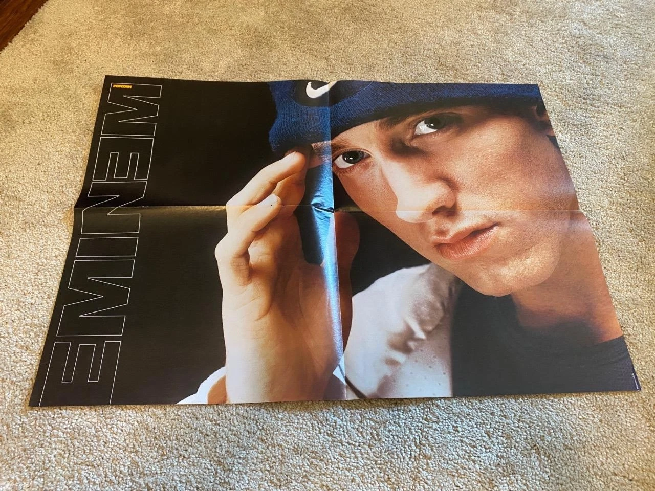 Eminem teen magazine poster clipping rapper headshot Vintage Popcorn mag Pix