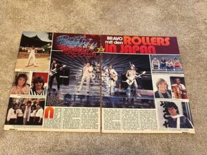 Bay City Rollers Pat Mcglynn teen pinup clipping steps Bravo teen idols pix