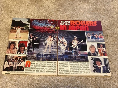 Bay City Rollers Pat Mcglynn teen pinup clipping steps Bravo teen idols pix
